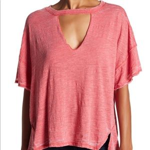 Free People Jordan Burnout Tee